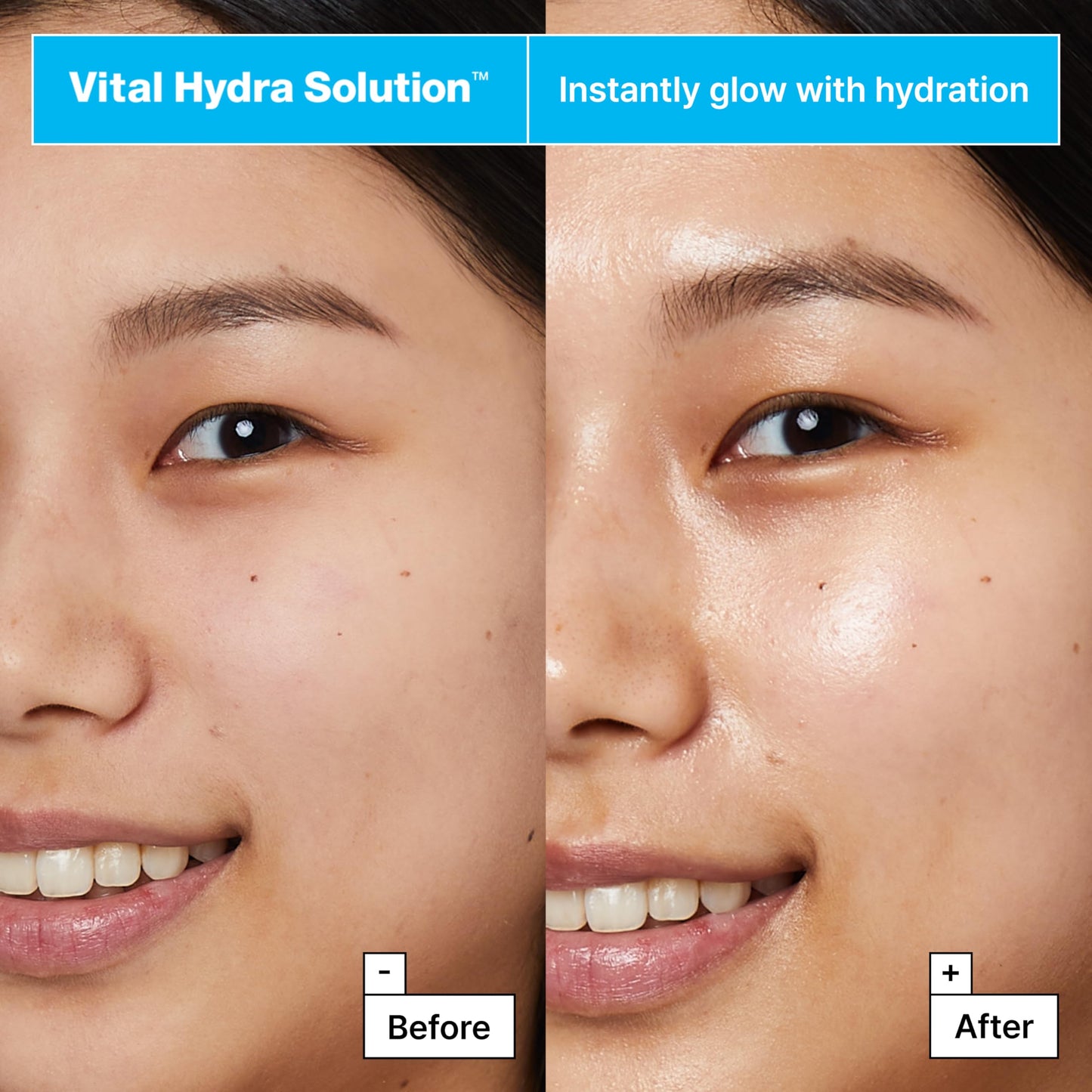 Dr.Jart+ Dermask Vital Hydra Solution Glow Korean Face Mask with Hyaluronic Acid for Glass Skin | Sheet Mask | Gifts for Women | Korean Skin Care, 5 Pack