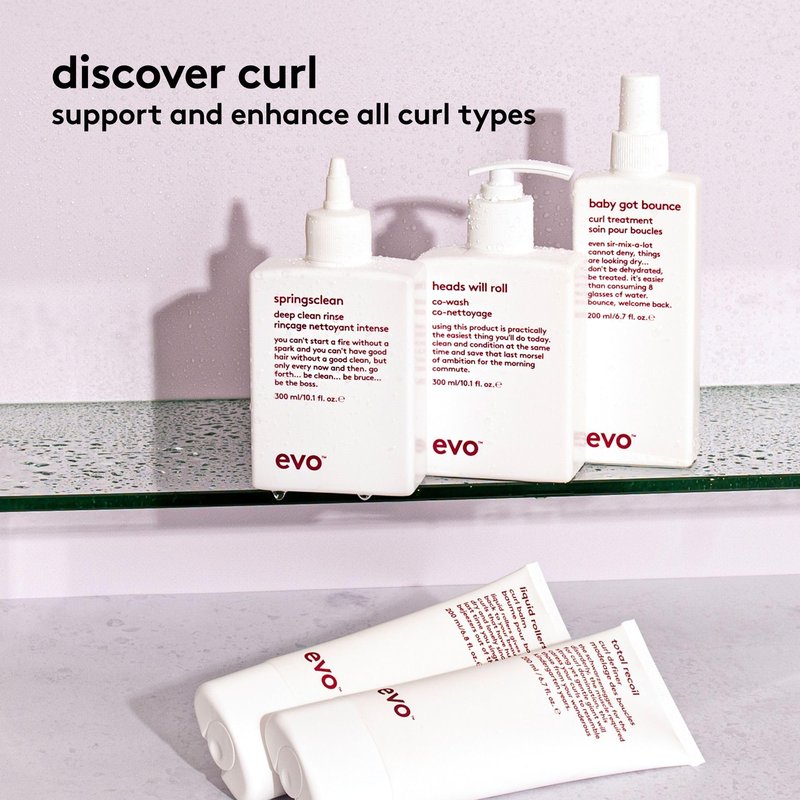 EVO Total Recoil Curl Definer - Full Size Strong Hold Definer To Activate Shape For A Polished, Soft, Frizz Free Finish - 6.7fl.oz