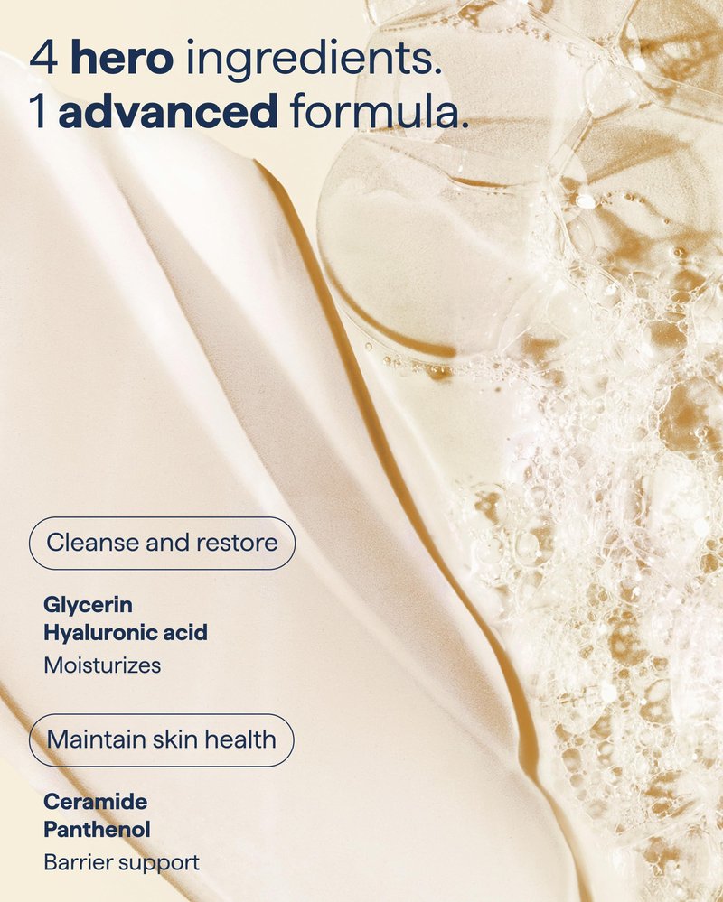 Remedy for Rich Cream Cleansing | Cream-to-Foam Face Wash with Ceramides, Glycerin and Panthenol | Hydrating Cleanser for Normal to Dry Skin | By Dermatologist Dr. Shah, 12 fl. Oz