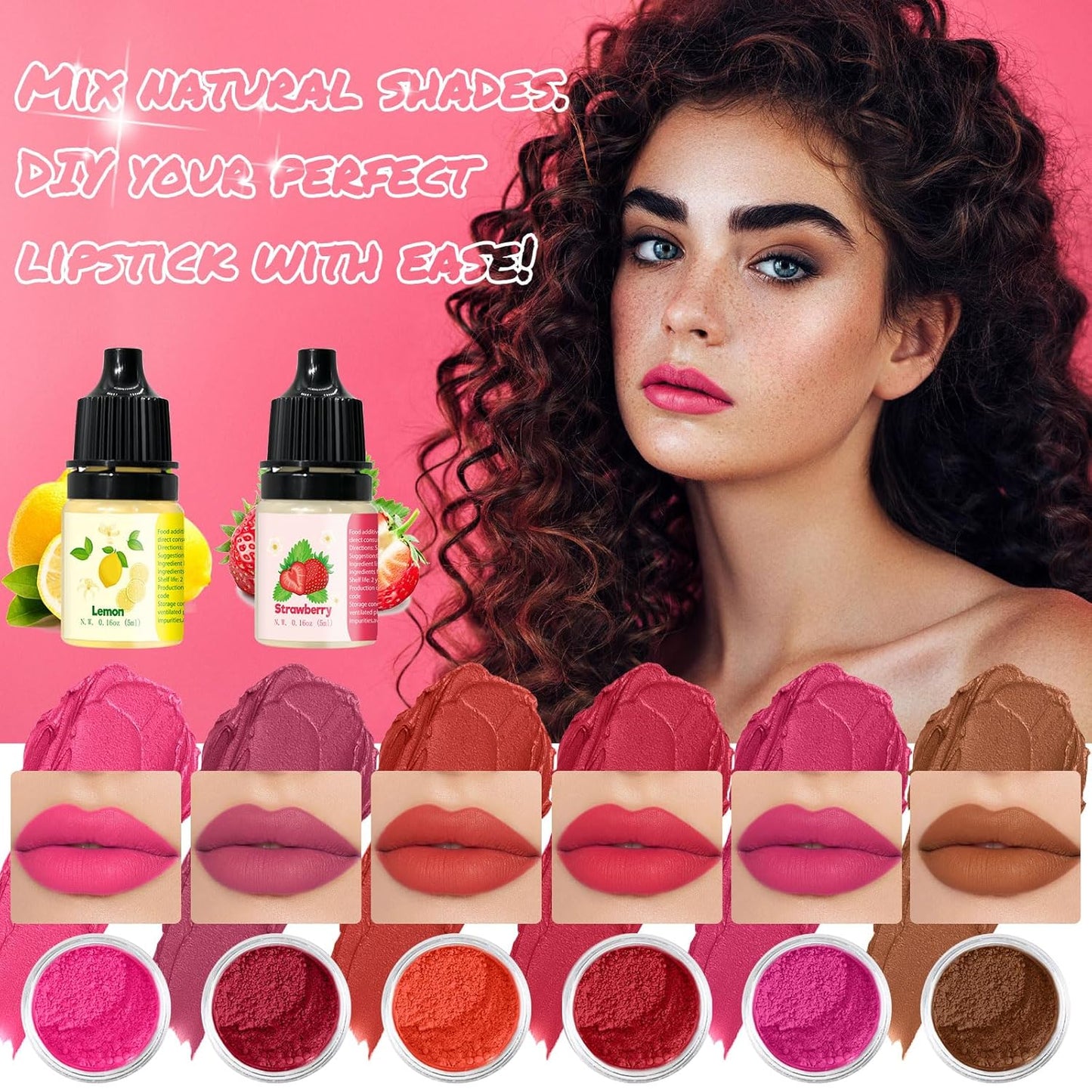 DIY Lipstick Making Kit - Natural Beeswax Lip Gloss & Matte Lipstick Craft | Perfect Christmas Gift for Women & Beginners
