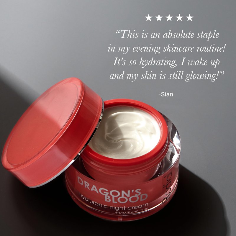 Rodial Dragon's Blood Hyaluronic Night Cream, 1.7 Fl Oz