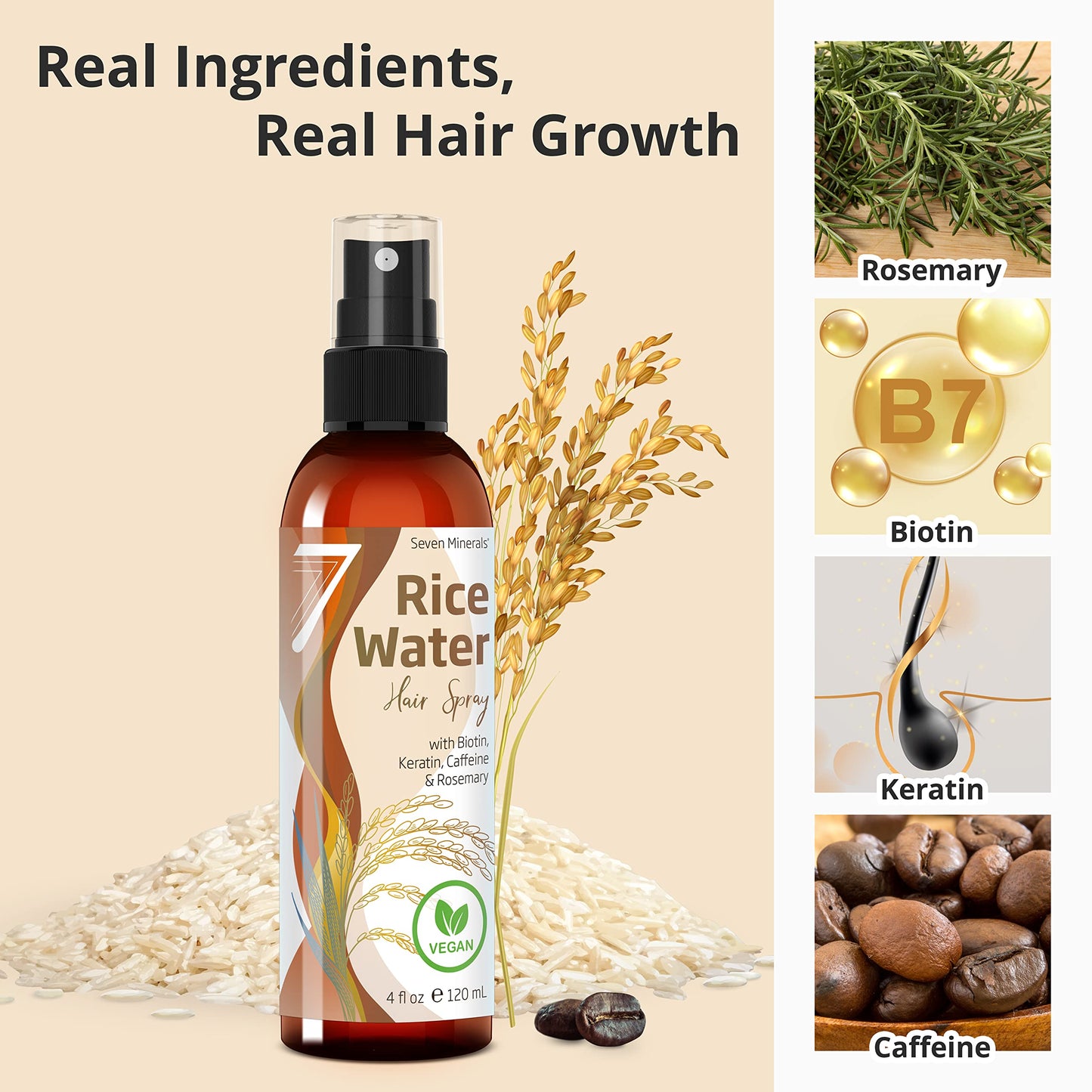 Seven Minerals Fermented Rice Water & Organic Aloe Vera Gel