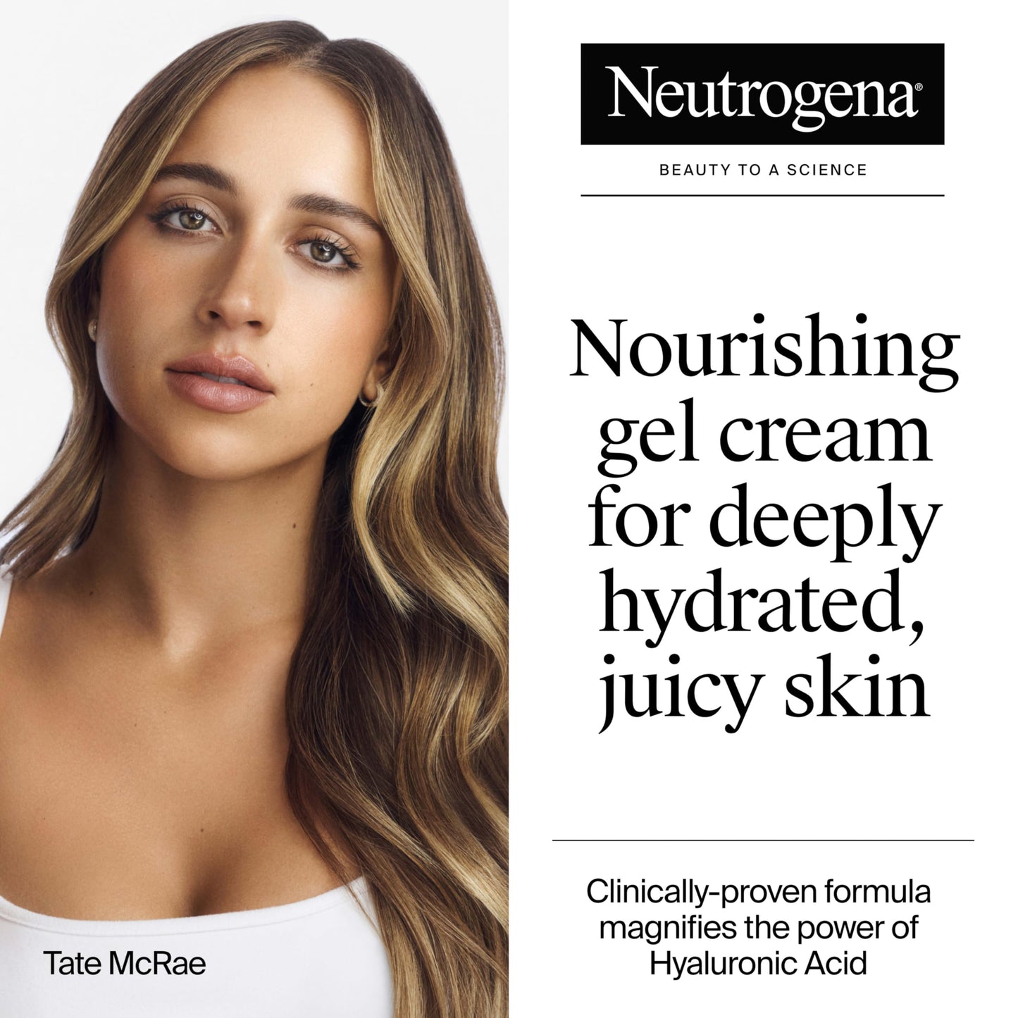 Neutrogena Hydro Boost Gel Cream Fragrance Free, Hyaluronic Acid Facial Moisturizer for Normal to Dry Skin, Lightweight Gel Moisturizer for Hydrated, Nourished, and Dewy Skin, 0.5 fl. oz