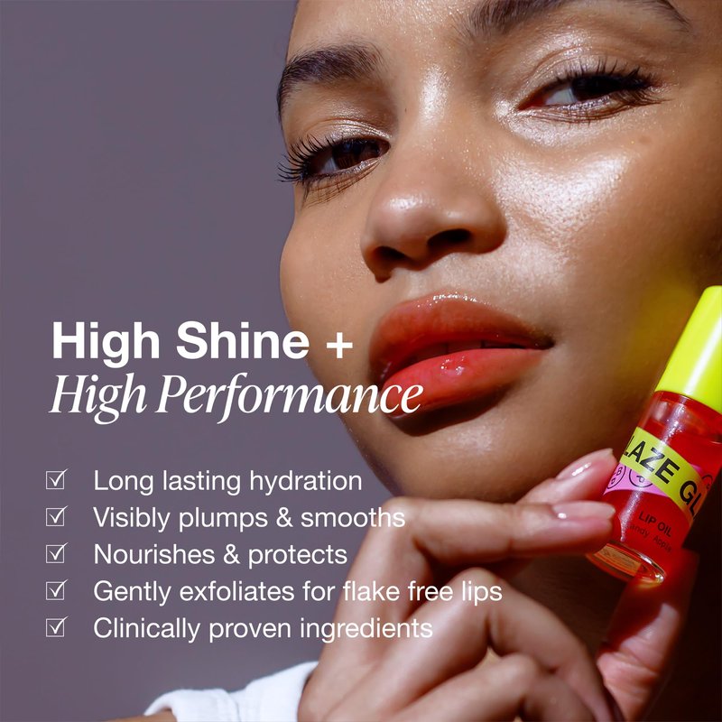 INNBEAUTY Project Iconic Lips Glaze Duo, Hydrating Vegan Lip Oil Gloss Hybrid, x2 0.2 OZ