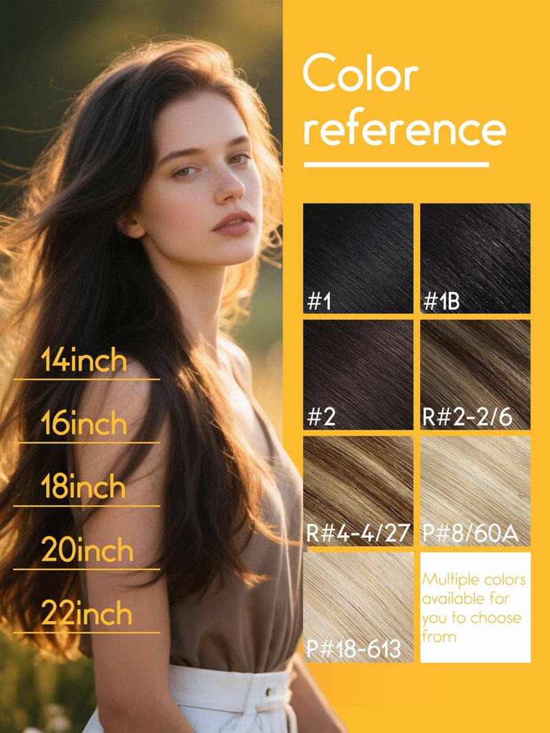 Caliee Wide Tape in Hair Extensions Human Hair Color 2 Darkest Brown Tape in Hair Extensions Real Human Hair 16 Inch 50G Thick Ends Invisible One Piece DIY