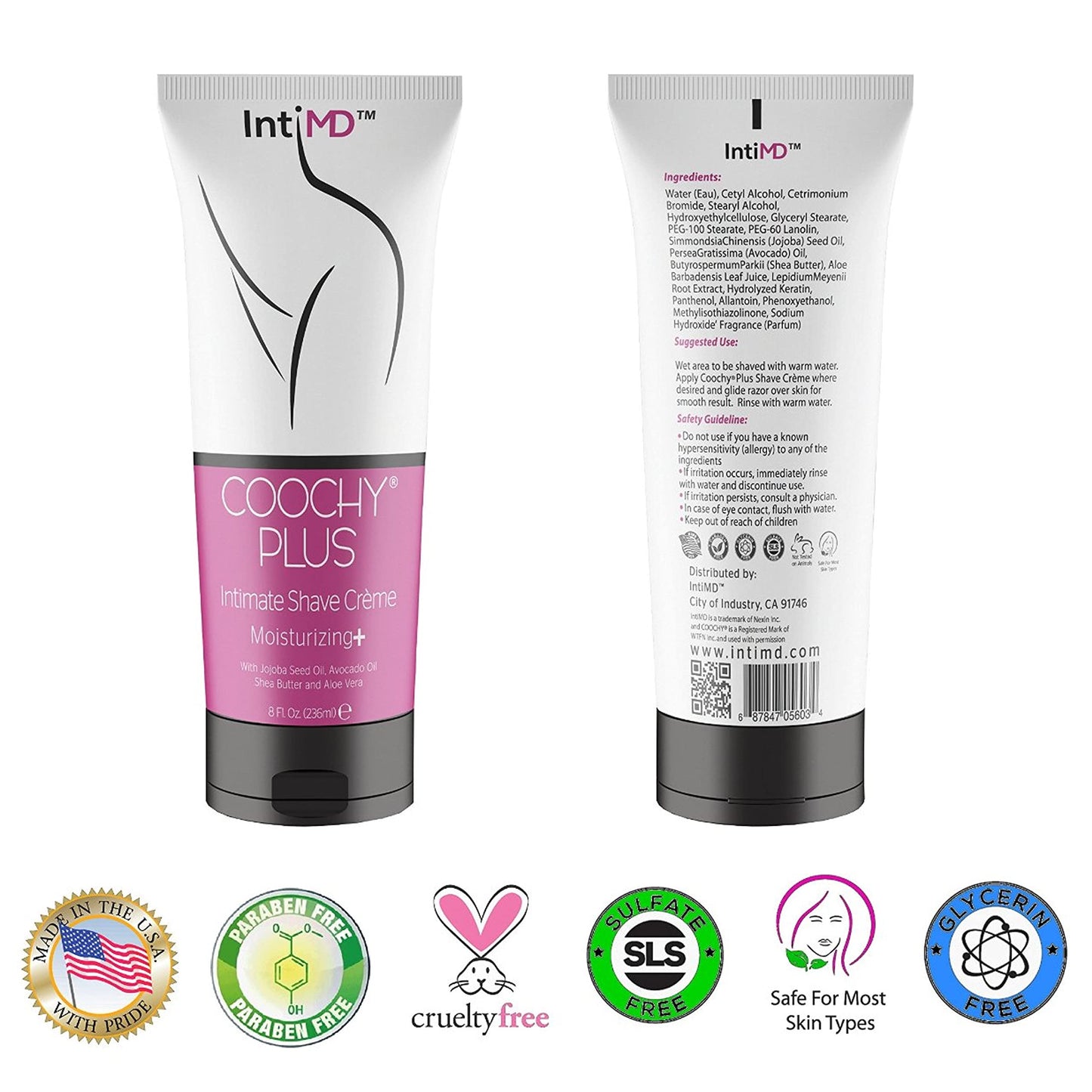 Coochy Plus Intimate Shaving Cream Pubic Bikini Razor Burn Ingrown Hair