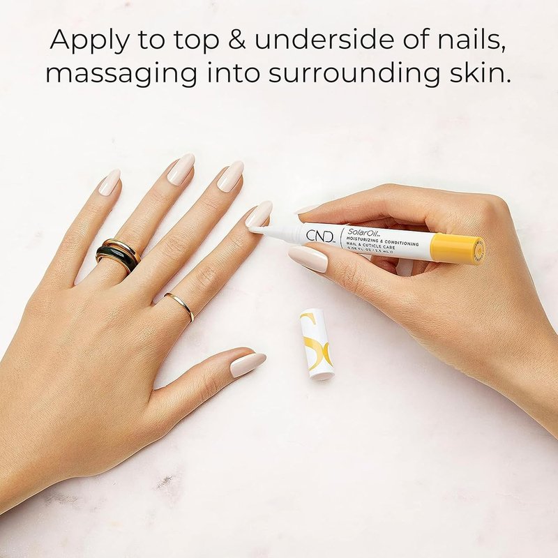CND SolarOil Cuticle Oil Pen | Keratin Nail Treatment, Travel-Sized & On-the-Go
