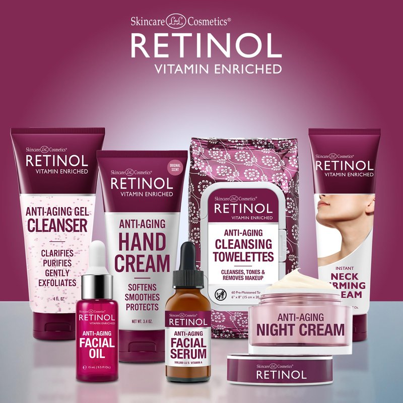 LIVAURA Retinol Anti-Aging Night Essentials – 3 Step Renewal Kit – The Original for a Younger Look – Smooths, Restores, and Refines – Cleanse, Treat, Repair & Hydrate On-The-Go