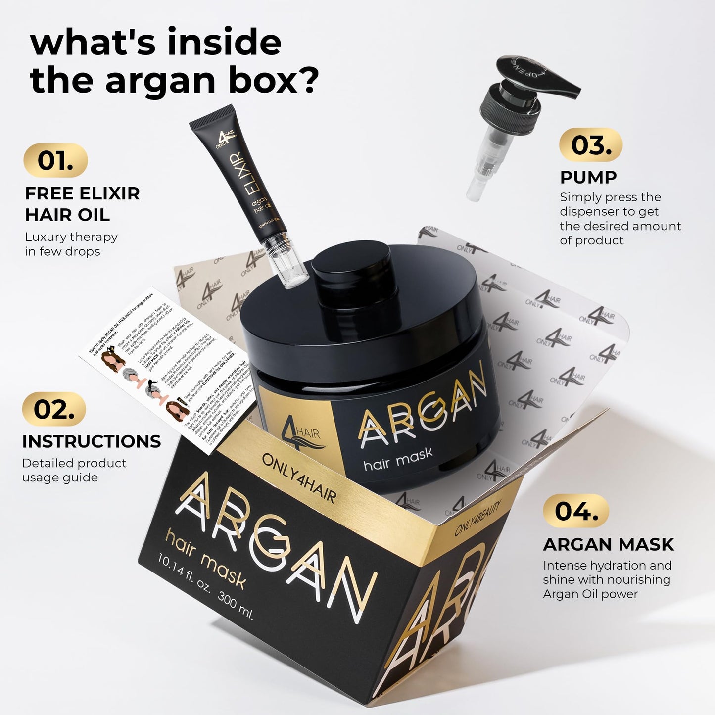 ONLY4HAIR Argan Oil Hair Repair Mask