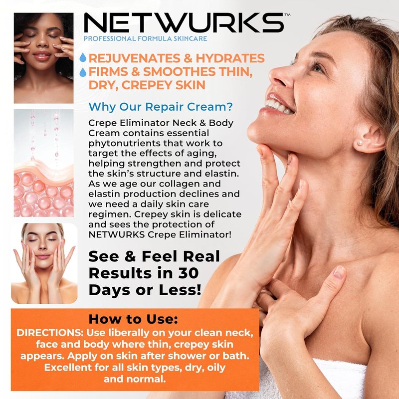 Rejuvenating Hydrating Cream for Dry Skin - Firm & Smooth | 10 Ounces