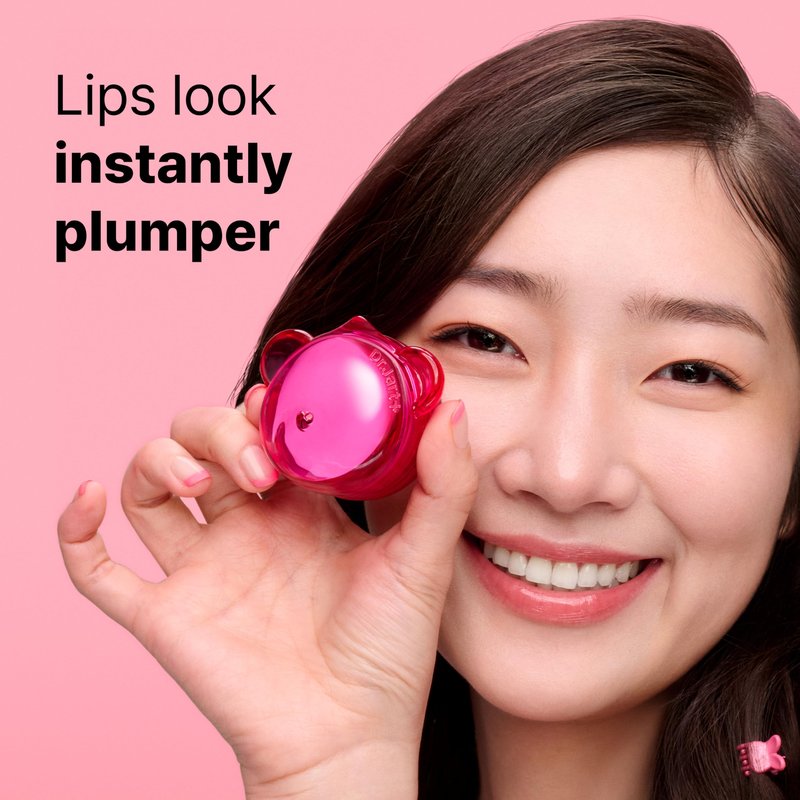 Dr.Jart+ Vital Hydra Solution Jelly Bear Korean Overnight Lip Mask with Hyaluronic Acid, Sheer Pink Tint and Light Raspberry Scent | Korean Skin Care, 0.59 oz.