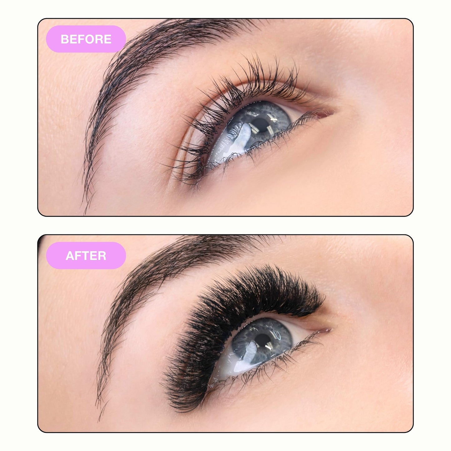 Curacoro LashFolio Narrow Promade Fans, 5D-0.07 CC Curl, 13mm Length, Handmade Volume Eyelashes, Professional Long-Lasting Promade Lash Fans