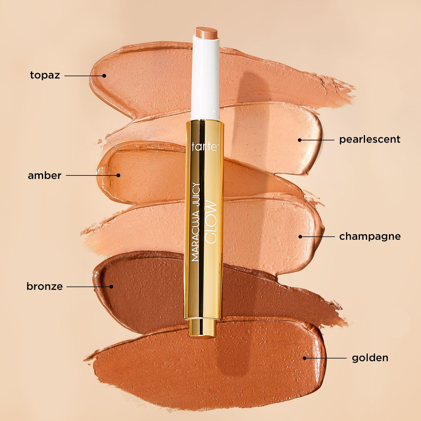 Tarte Maracuja Juicy Glow Highlight – Highlighter with Vitamin E to Hydrate, Blur appearance for a Smooth Buildable Glow & Luminous Radiant Finish, Vegan & Cruelty Free