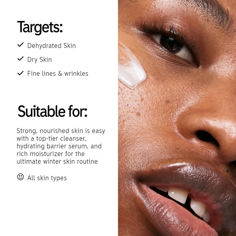 The INKEY List You Need to Build Barriers Skincare Gift Set, Oat Cleansing Balm + Ectoin Hydro-Barrier Serum + Bio-Active Ceramide Moisturiser, Strengthen Skin, Helps Dry Skin, Washbag Included