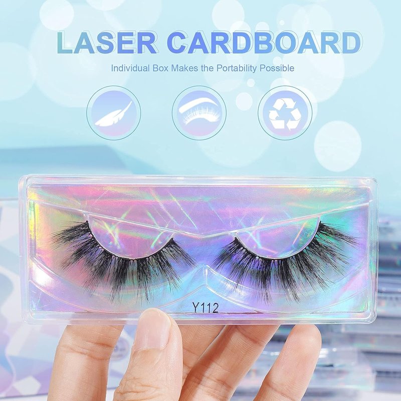MAGEFY Faux Mink Eyelashes - 30 Pairs in 6 Styles for Natural to Dramatic Volume | Includes Eyebrow Grooming Kit