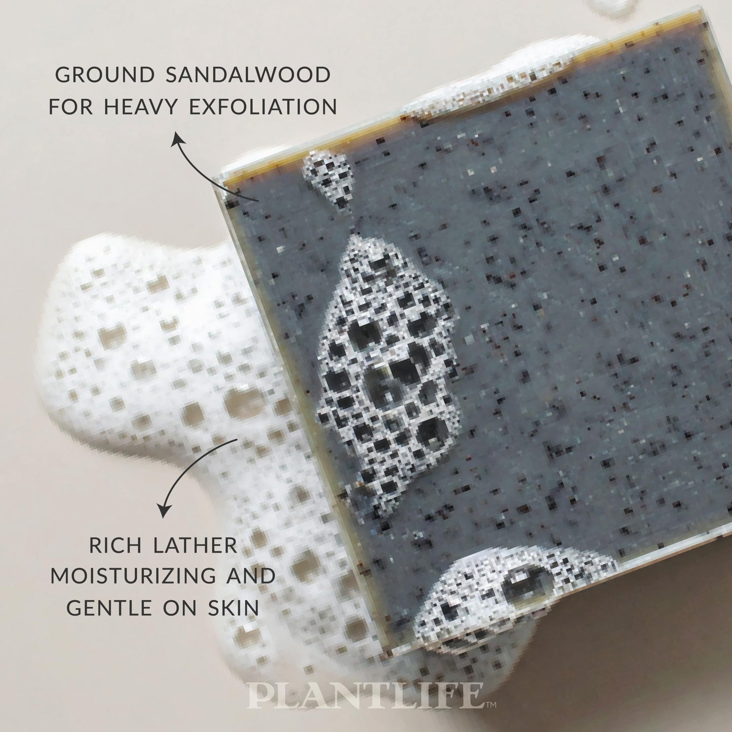 Plantlife Sandalwood 3-Pack Bar Soap - Moisturizing and Soothing Soap for Your Skin - Hand Crafted Using Plant-Based Ingredients - Made in California 4oz Bar
