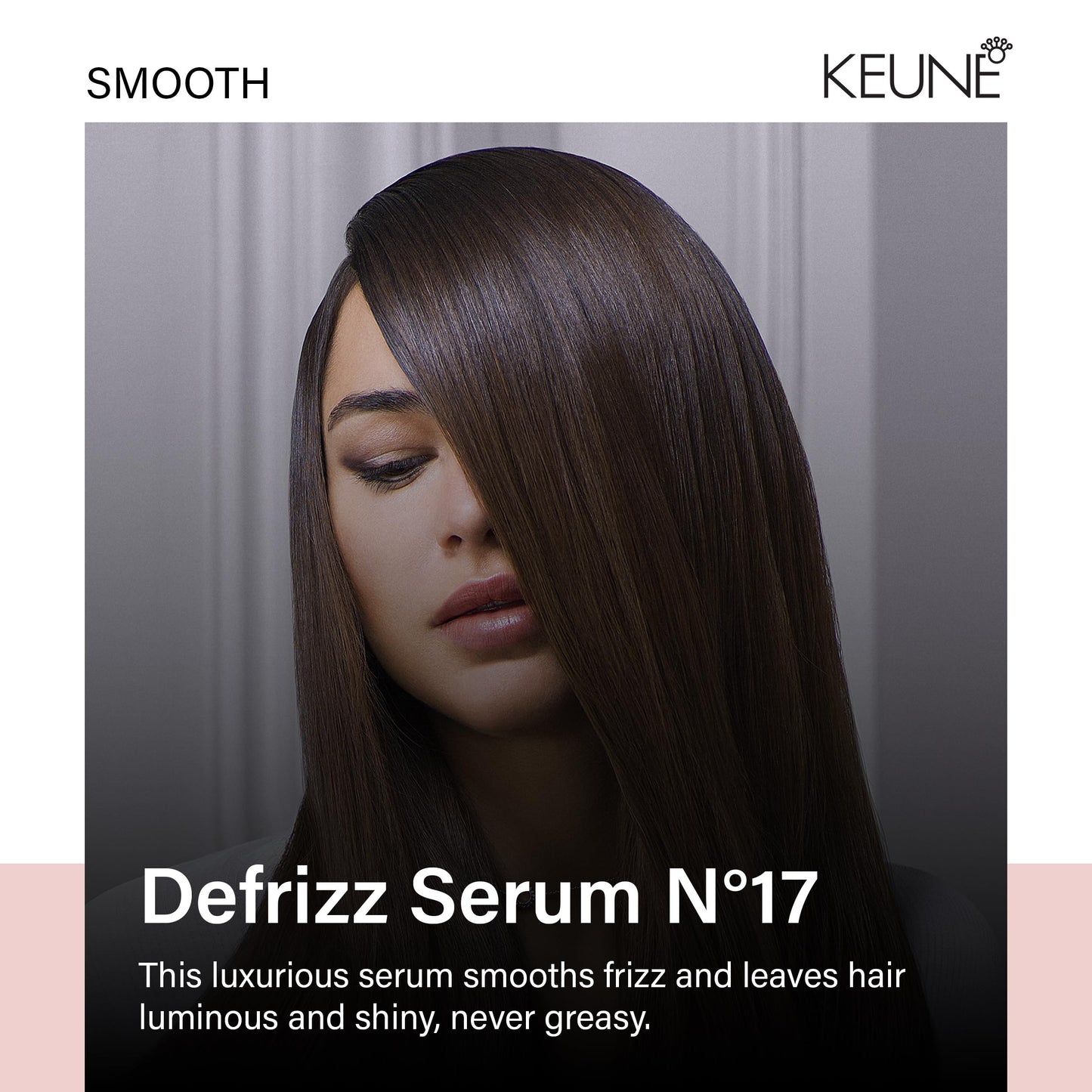 Keune Style Defrizz Serum, Anti-Frizz & UV Protection Serum for Smooth, Shiny Hair, 1 Fl Oz