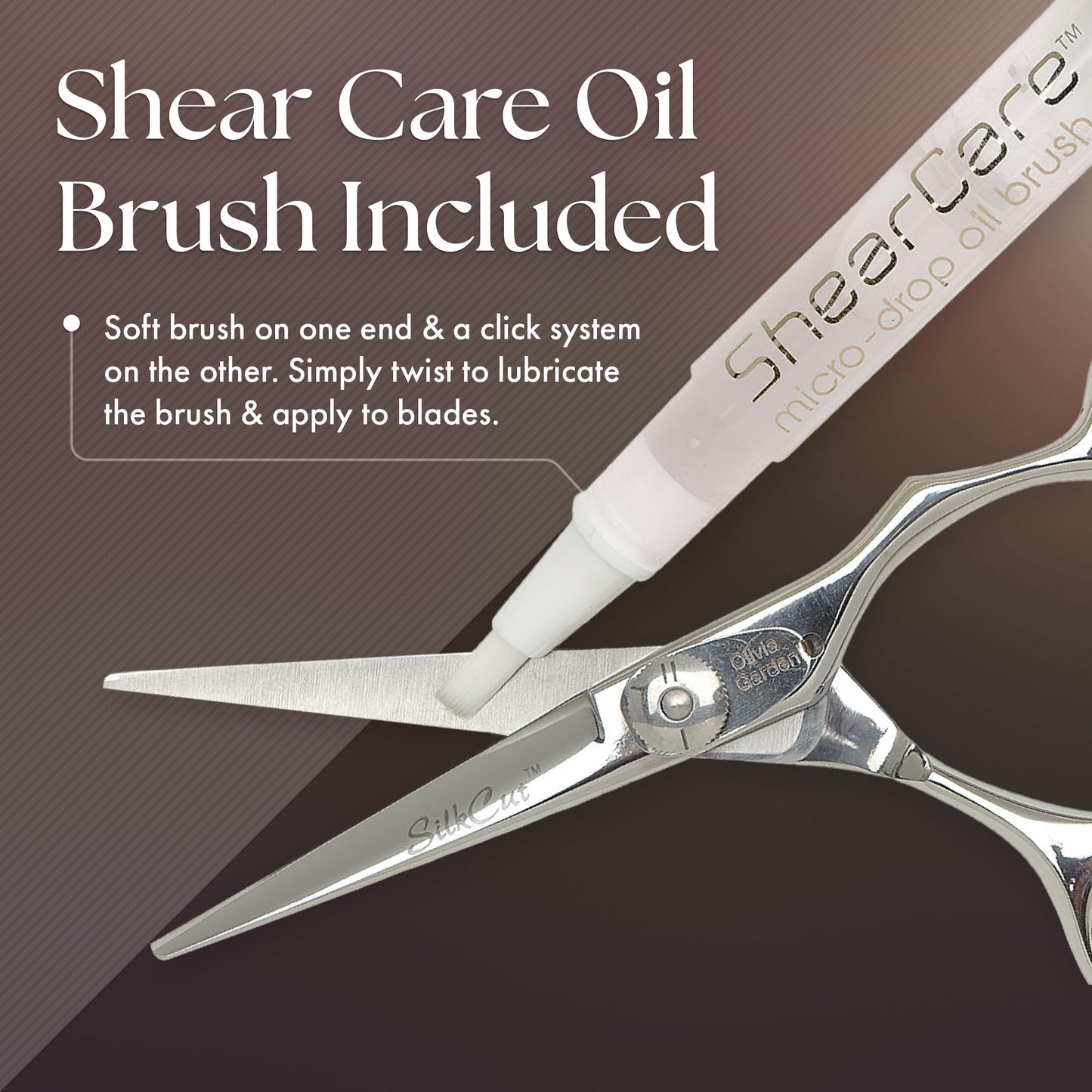 Olivia Garden SilkCut Professional Hairdressing Shear and Thinner Case (5.75" shear and 6" thinner)