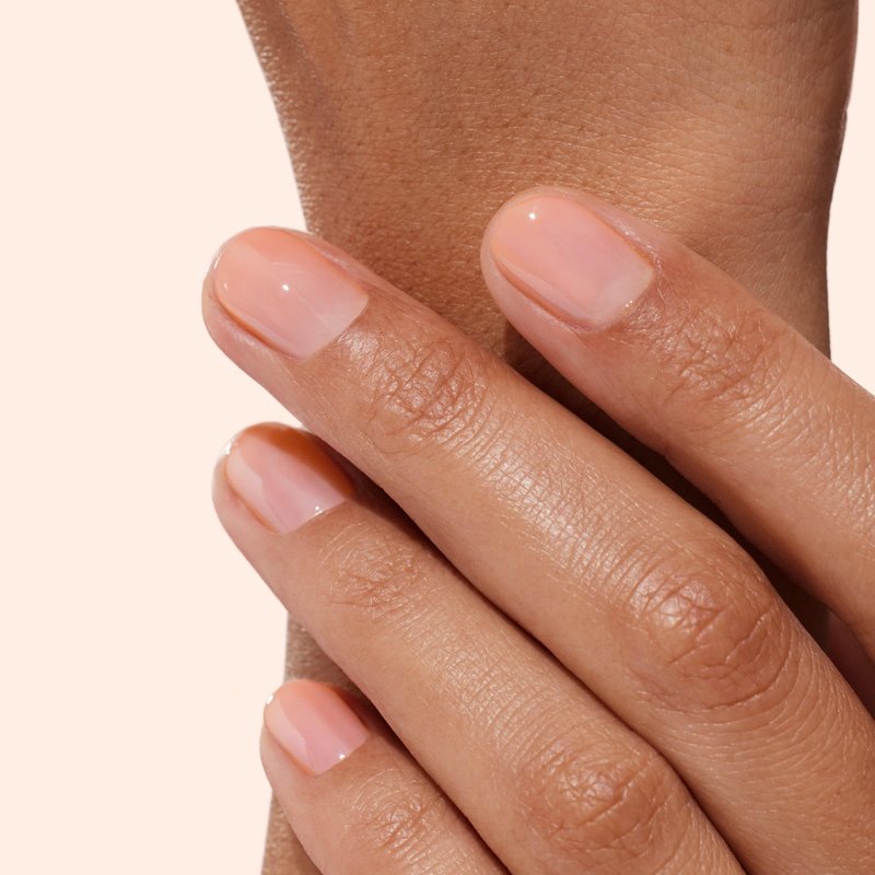 Manucurist Healthy Glow Duo - Active Glow Raspberry (Pink) Repairing Nail Polish Care & Complete Nail & Cuticle Serum - 2 in 1 Nail Strengthener Polish - Plant-Based Formula - Beauty Gift for Women