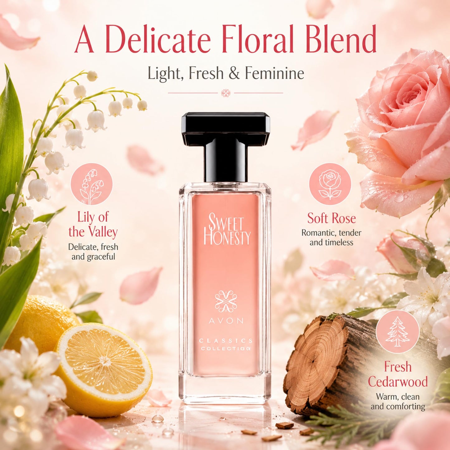 AVON Sweet Honesty Fragrance for Women - 1.7 oz