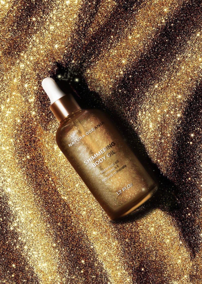 Argan Oil with Shimmer - Silky, Lightweight Body & Hair Oil | Premium Sweet Floral Fragrance