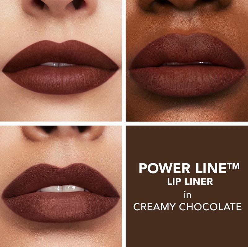 Buxom Power Line Lip Liner - Long-Lasting Waterproof Pencil with Peptides & Vitamin E | Matte Finish, Cruelty-Free