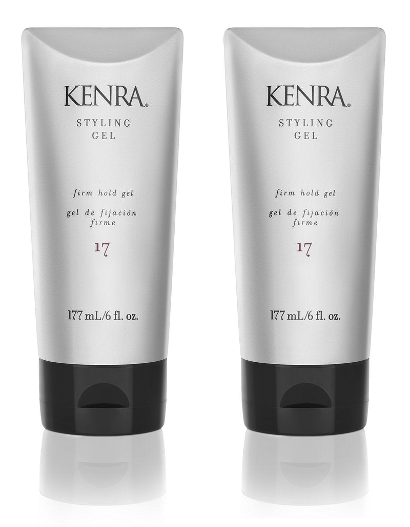 Kenra Styling Gel 17 | High Hold Gel | Medium To Coarse Hair | 6 fl. Oz (2-Pack)