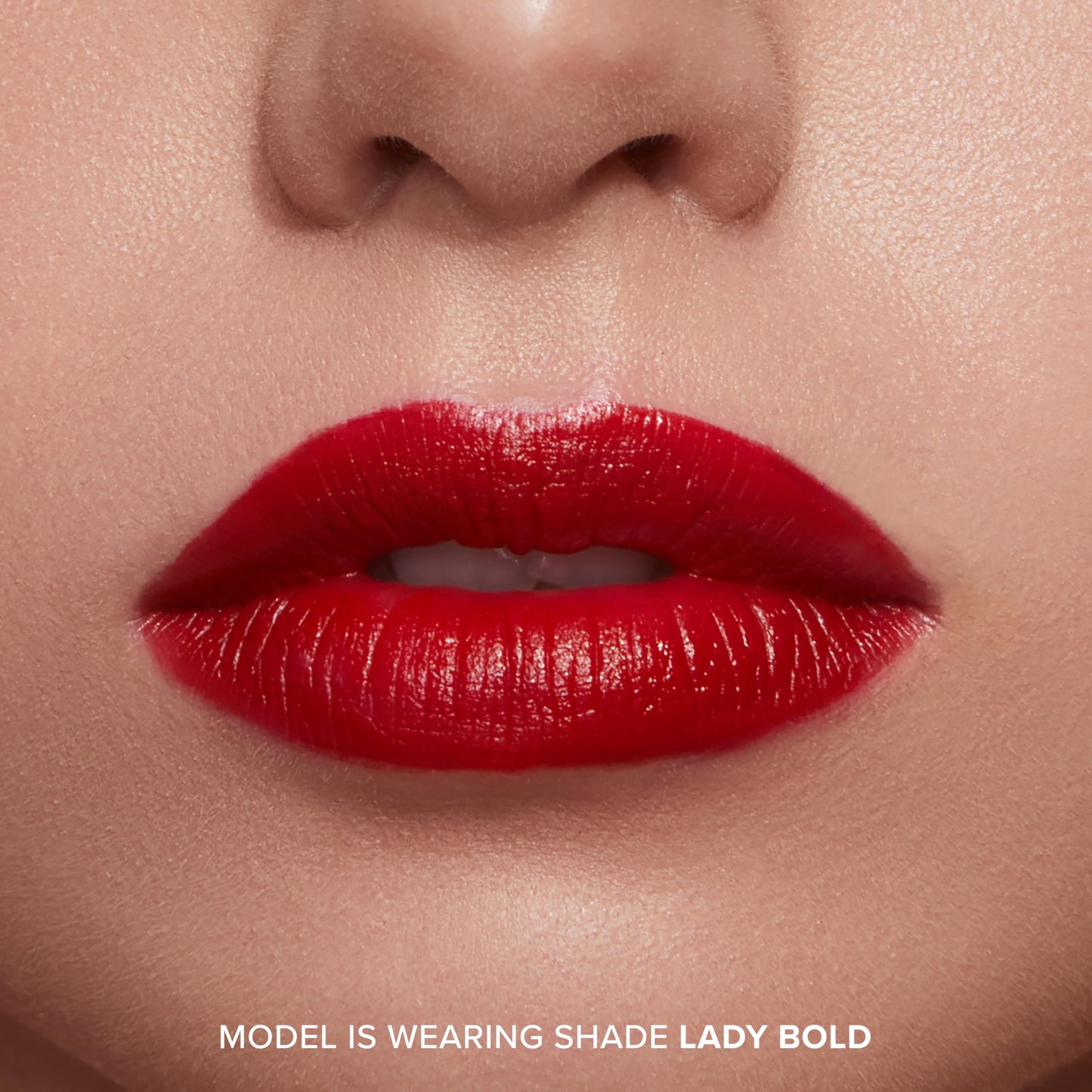 Too Faced Lady Bold Cream Lipstick | Creamy, High-Impact Color, Lightweight, Vegan + Cruelty Free, 0.11 Ounce, Lady Bold