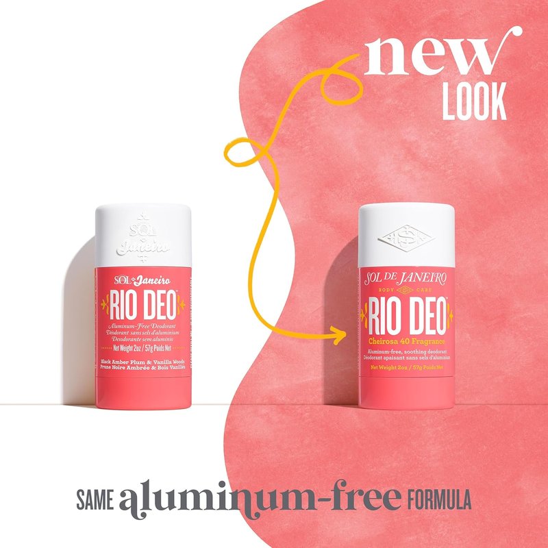 Rio Deo Refillable Aluminum-Free Deodorant - Natural Fragrance & Long-Lasting Freshness