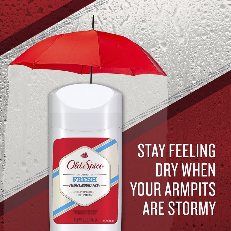 Old Spice Antiperspirant and Deodorant for Men, High Endurance, Game Day Long Lasting Stick, 3 Oz (Pack of 6)