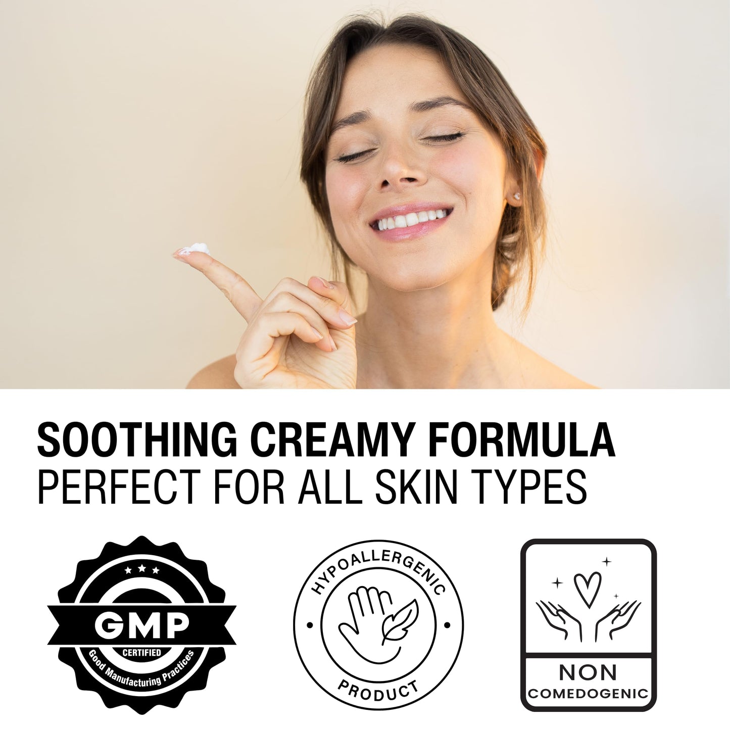 Elara Beef Tallow for Skin - Grass-Fed Whipped Tallow Balm - Face & Body Moisturizer with Sweet Almond Oil - Lightweight Skin Moisturizer for Sensitive Skin - 4 Oz.