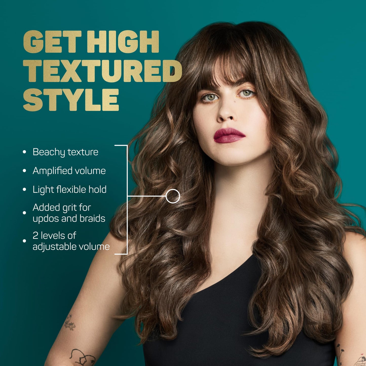 Marc Anthony Texture Hair Spray for Women & Men, Style Flex 2-in-1 Adjustable Texture Hairspray - Low to Extra Hold Styling Spray for Soft, Defined, Thicker & Fuller-Looking Hair Style, 7 oz