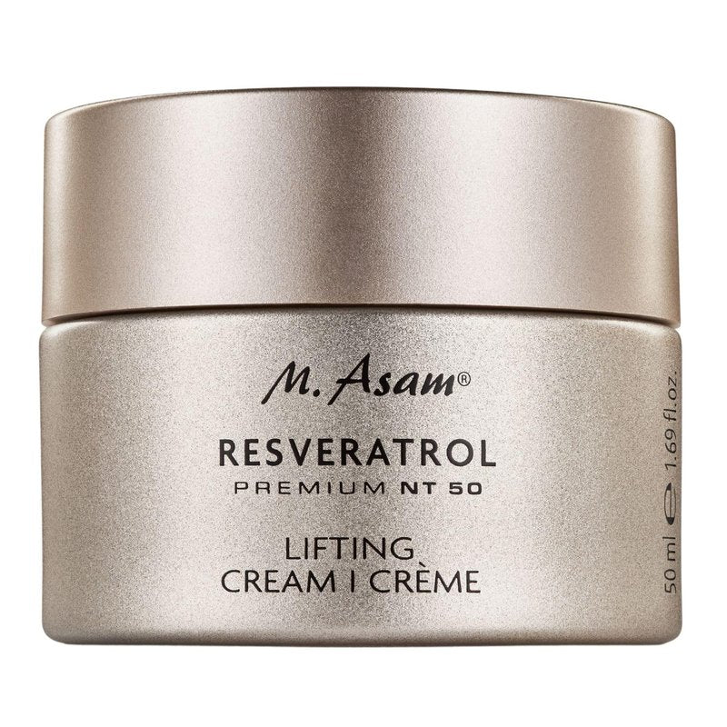 M. Asam Resveratrol Premium Lifting Cream (1.69 fl oz) - Anti-Aging Face Moisturiser, Resveratrol Day and Night Cream, Hydrating Skin Care with Peptides, Vegan Face Cream