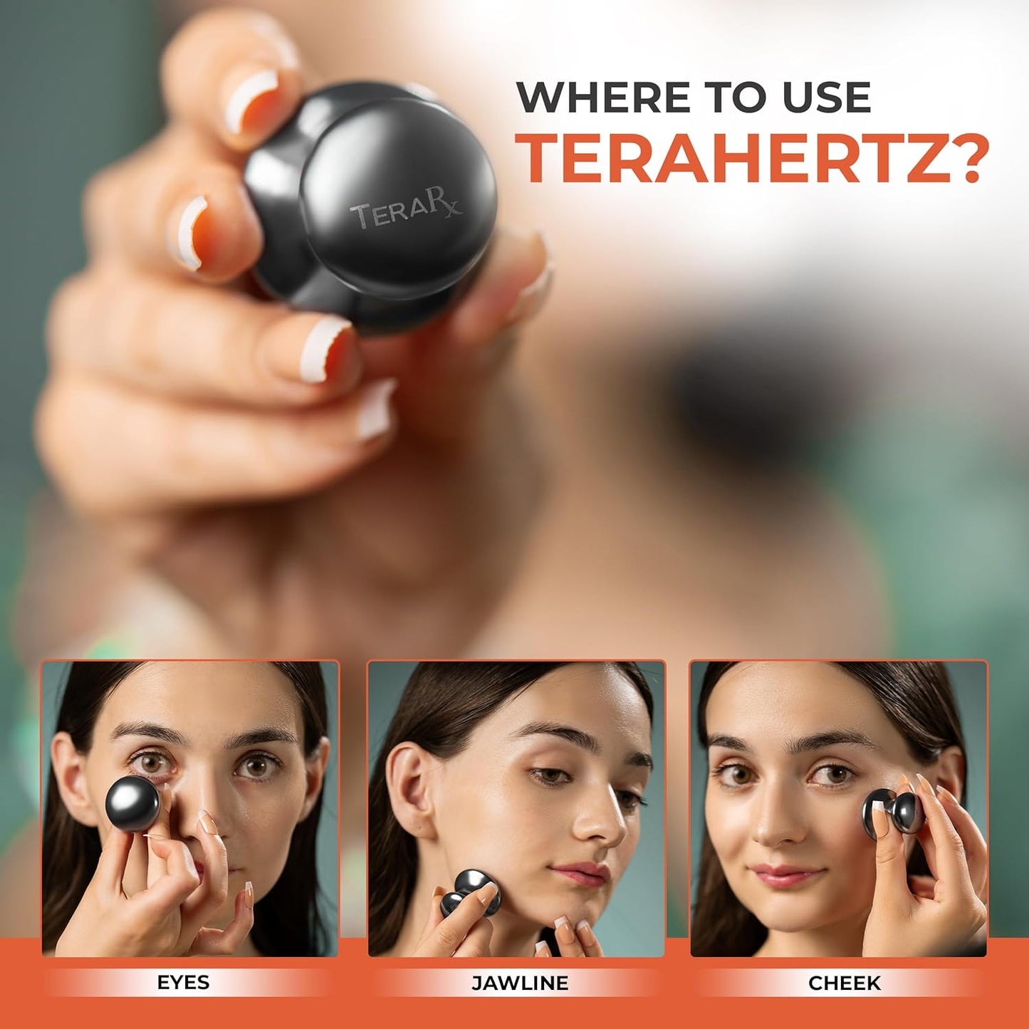 Terahertz Gua Sha Facial Tool Set - Enhance Lymphatic Drainage & Sculpting | Includes Gua Sha & Mushroom Tool