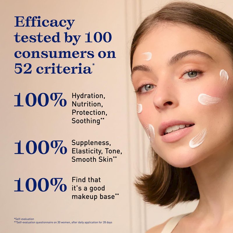Embryolisse Lait-Crème Concentré Face Moisturizer and Makeup Primer, French Face Cream With Shea Butter & Aloe Vera, 2.54 Fl Oz