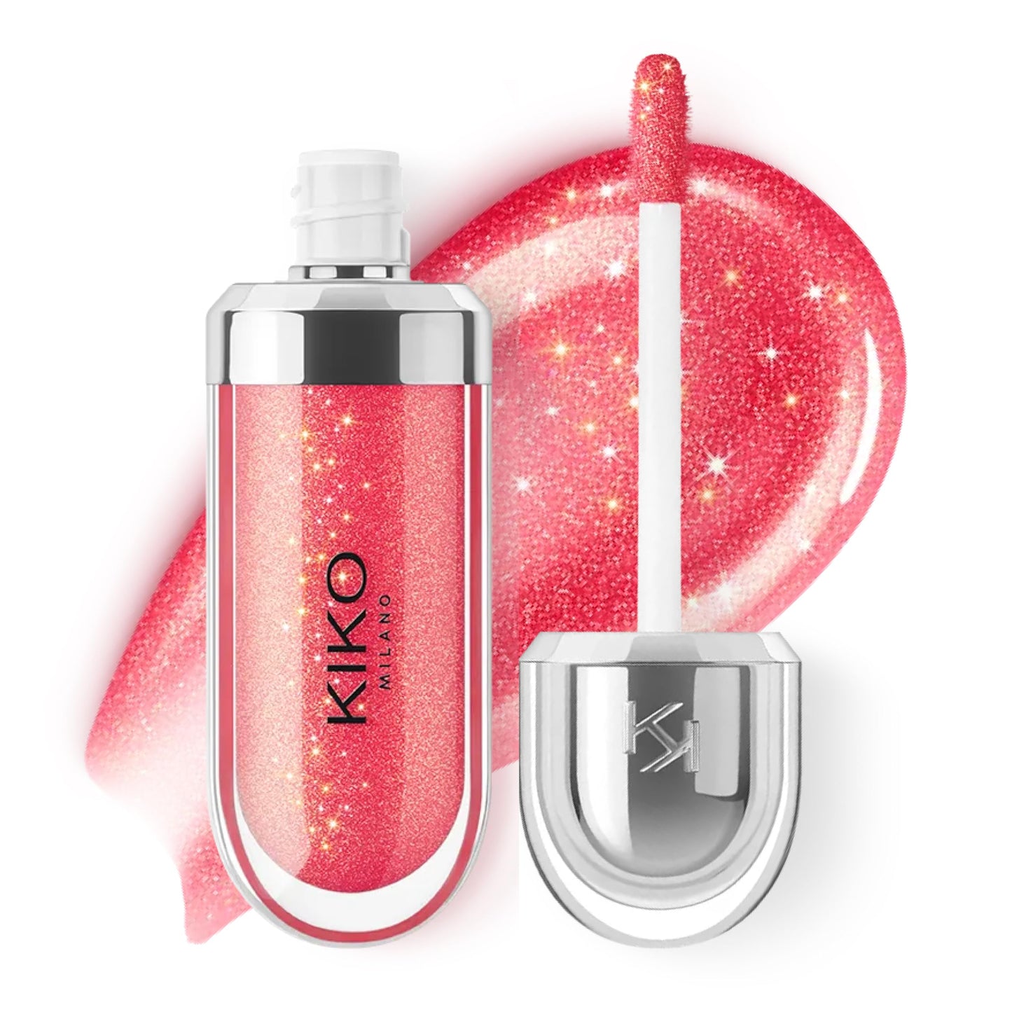 Kiko Milano 3D Hydra Lip Gloss – High Shine, Hydrating, Plumping, Non-Sticky, Moisturizing Lip Makeup – 11 Golden Red – 6.5ml