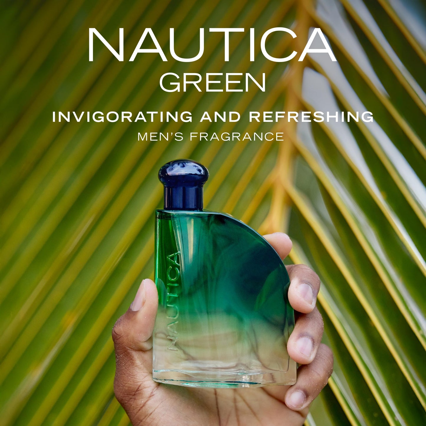Nautica Color Green Eau de Toilette for Men, Woody Fougere Fragrance, Notes of Ginger, Geranium and Vetiver, 1.6oz