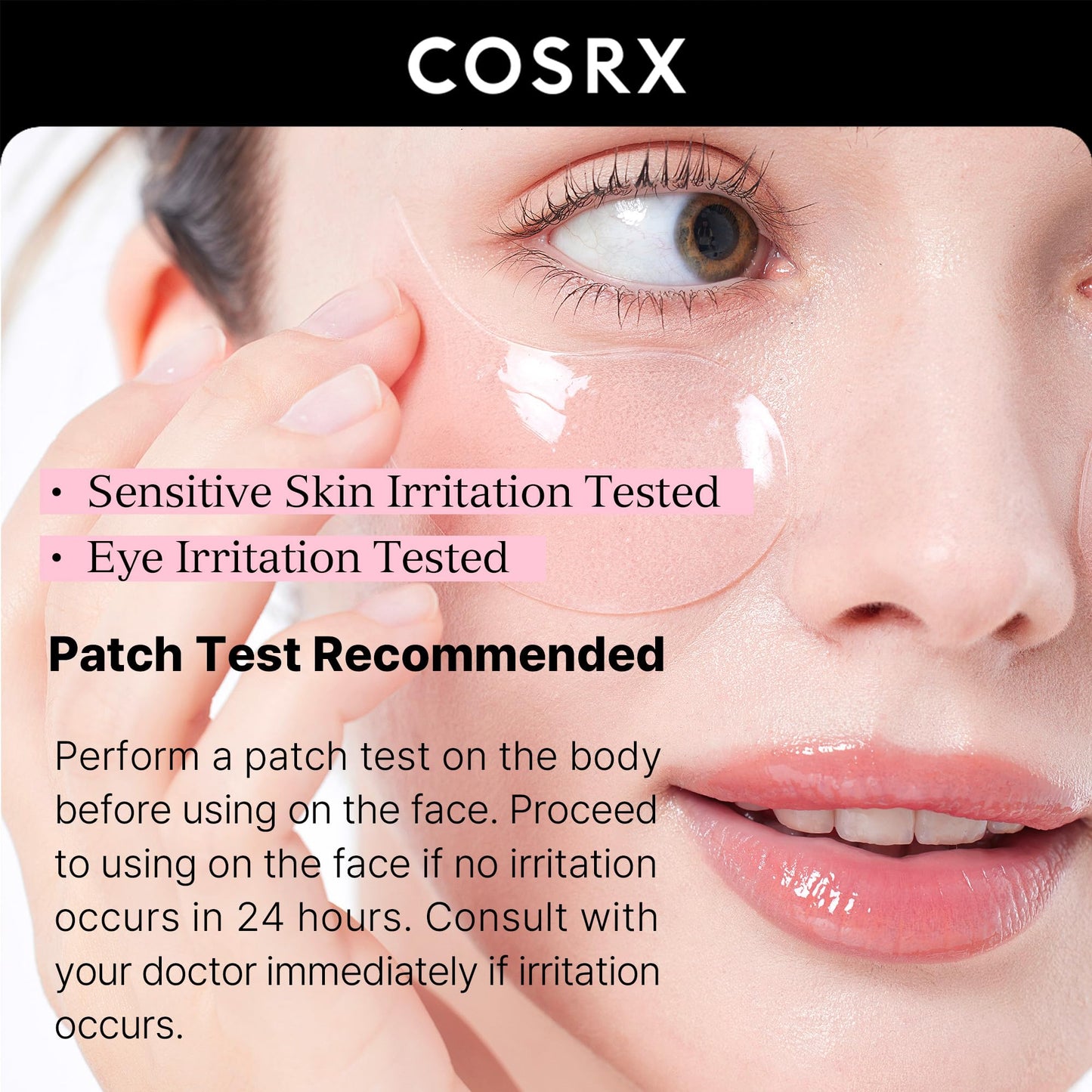 COSRX Snail Mucin 92% Cream + Peptide Collagen Hydrogel Eye Patch, Korean Skin Care