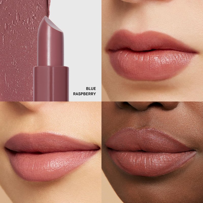 Bobbi Brown Crushed Lip Color | Hydrating, High-Pigment, Satin-Matte Lipstick | Non-Drying, Long-Lasting Wear & Lip Stain Effect, 0.12 Ounce, Blue Raspberry