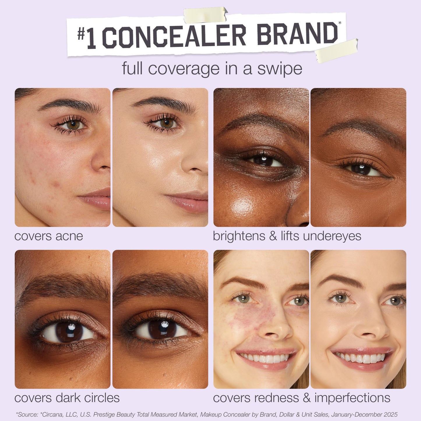 tarte shape tape concealer – Full-Coverage Creaseless Soft Matte Finish, Brightening Under-Eye & Face Makeup, 16hr Longwear, Vegan & Cruelty-Free, full size, 34S medium sand