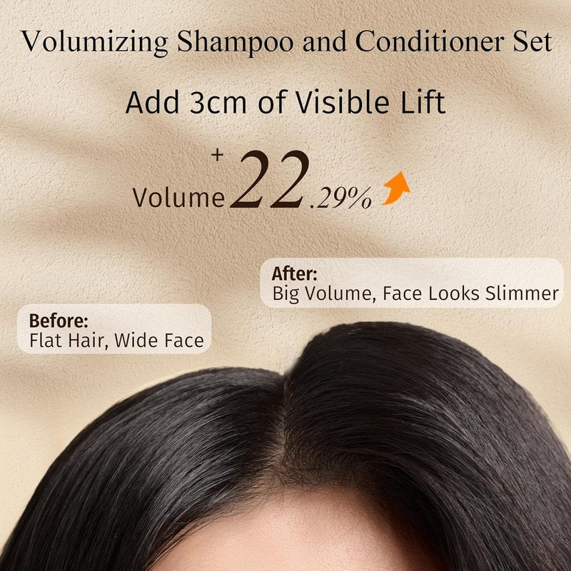 Sulfate-Free Anti-Dandruff Shampoo & Conditioner Set - Argan Oil Treatment for Oily, Dry, & Curly Hair | 27 Oz