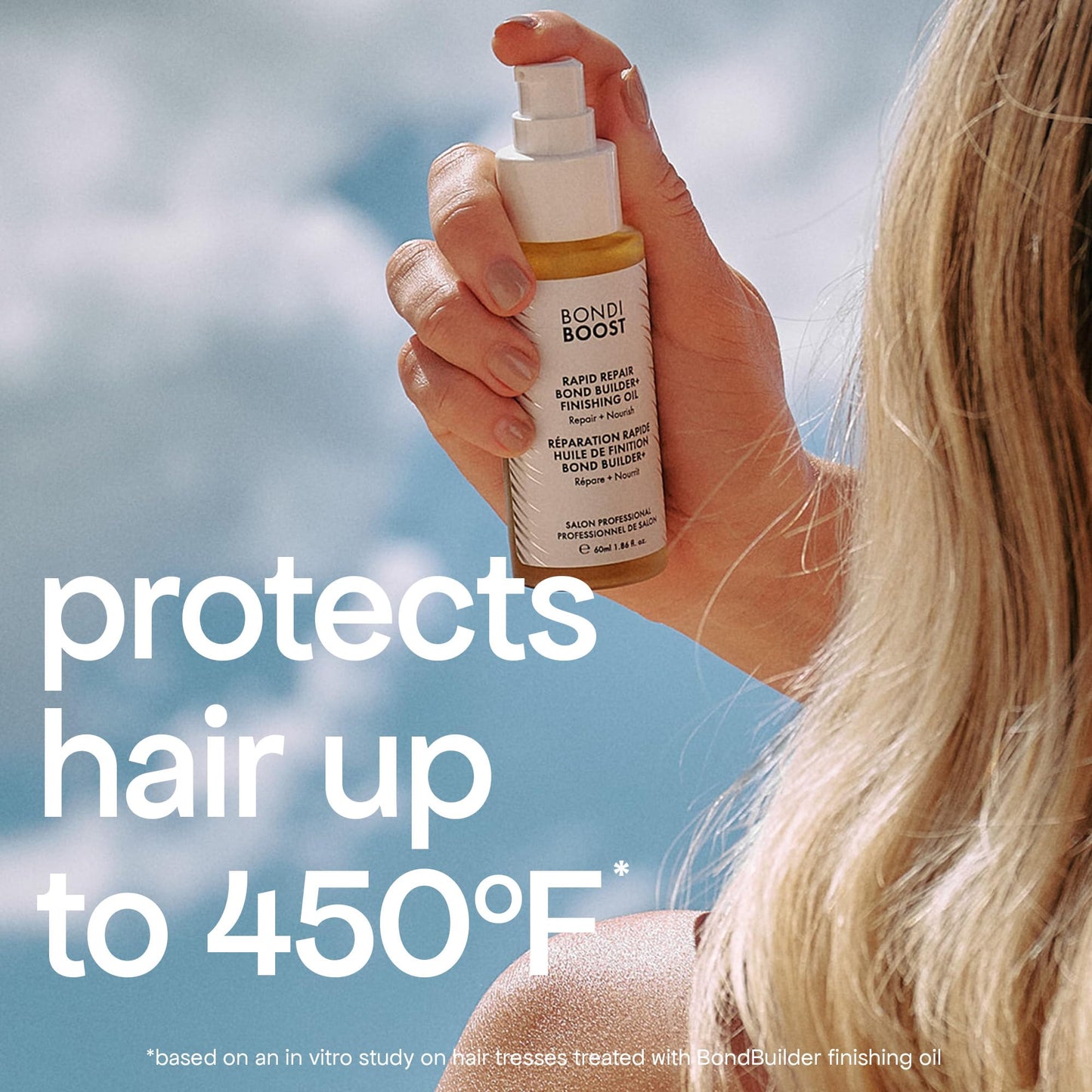 BONDIBOOST Rapid Repair Bond Builder Oil + Heat Protection [1.86 fl oz], Hair Oil for Damaged Hair, Strengthening & Nourishing Formula for Smoother + Healthier + Shinier Results