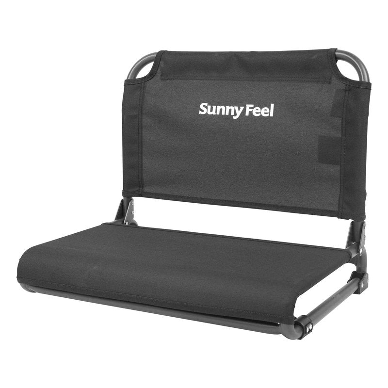 SUNNYFEEL Stadium Seats with Back Support for Football Games, 20" Wide Bleacher Seat with Backrest for Sport Events, Portable Chairs for Kayak, Ground Chair for Concert