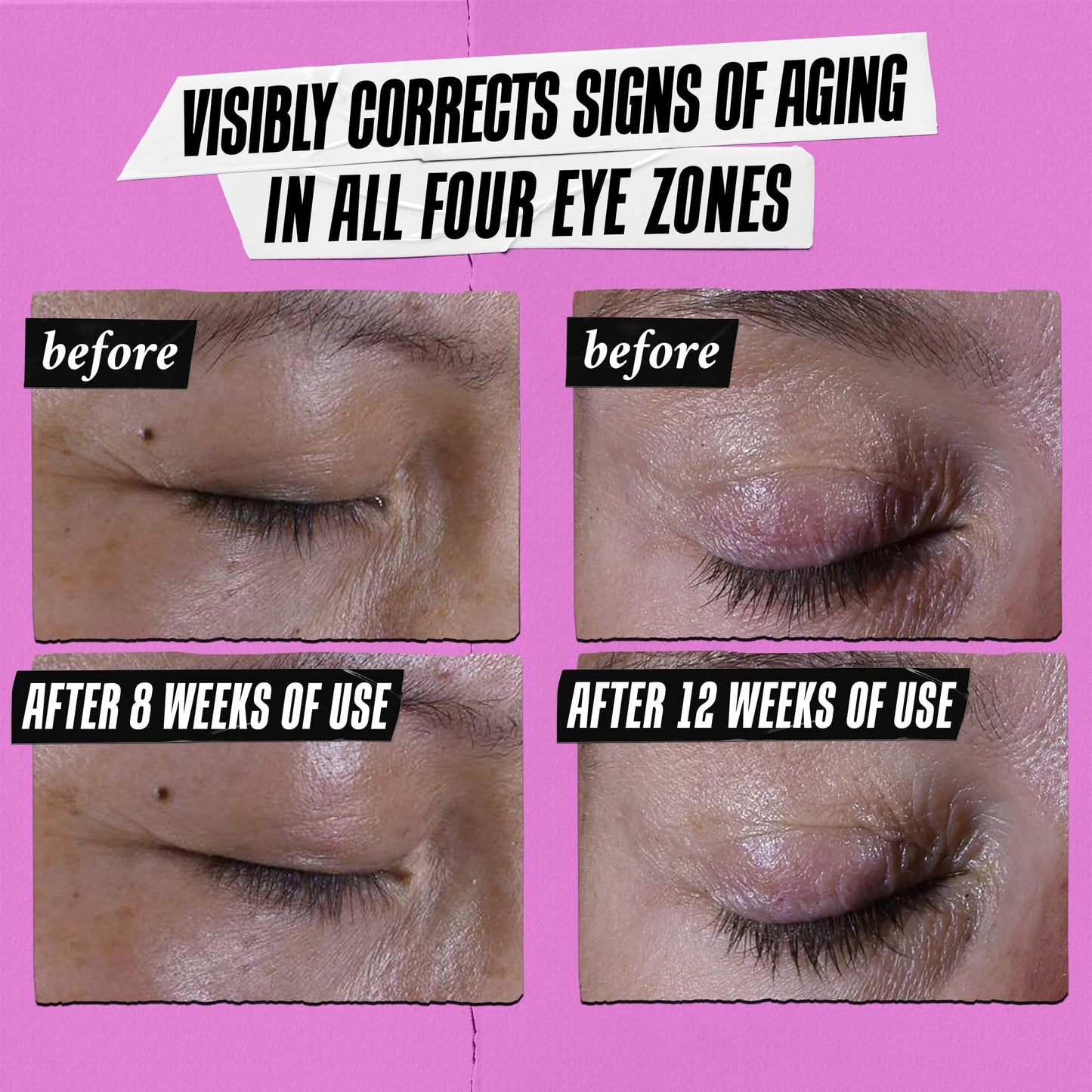 Kiehl's Super-Multi Corrective Anti-Aging Eye Cream, with Niacinamide and Collagen Peptide, Visibly Lifts Brow Bone, Reduces Crow's Feet, Fine Lines & Wrinkles, De-Puffs Undereye Bags, Non-Greasy