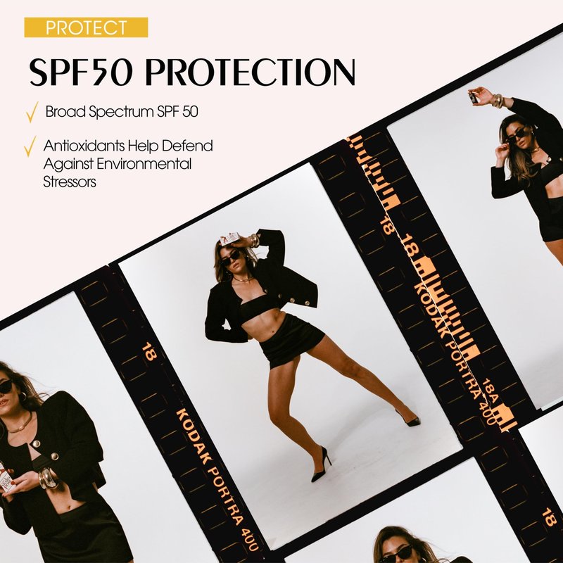 Vacation Studio Tone SPF 50 Sunscreen Bronzing Drops For Face, Sunkissed Skin Bronzer, Makeup-Friendly Tan Drops, Non-Comedogenic, Broad Spectrum Sun Block, Vegan & Cruelty-Free, 1 Fl. Oz.