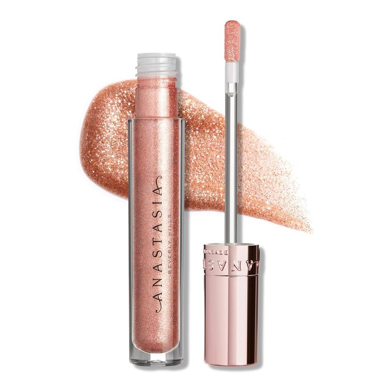 Anastasia Beverly Hills Lip Gloss - High-Shine Non-Sticky Formula for Fuller Lips | Amber Sparkle