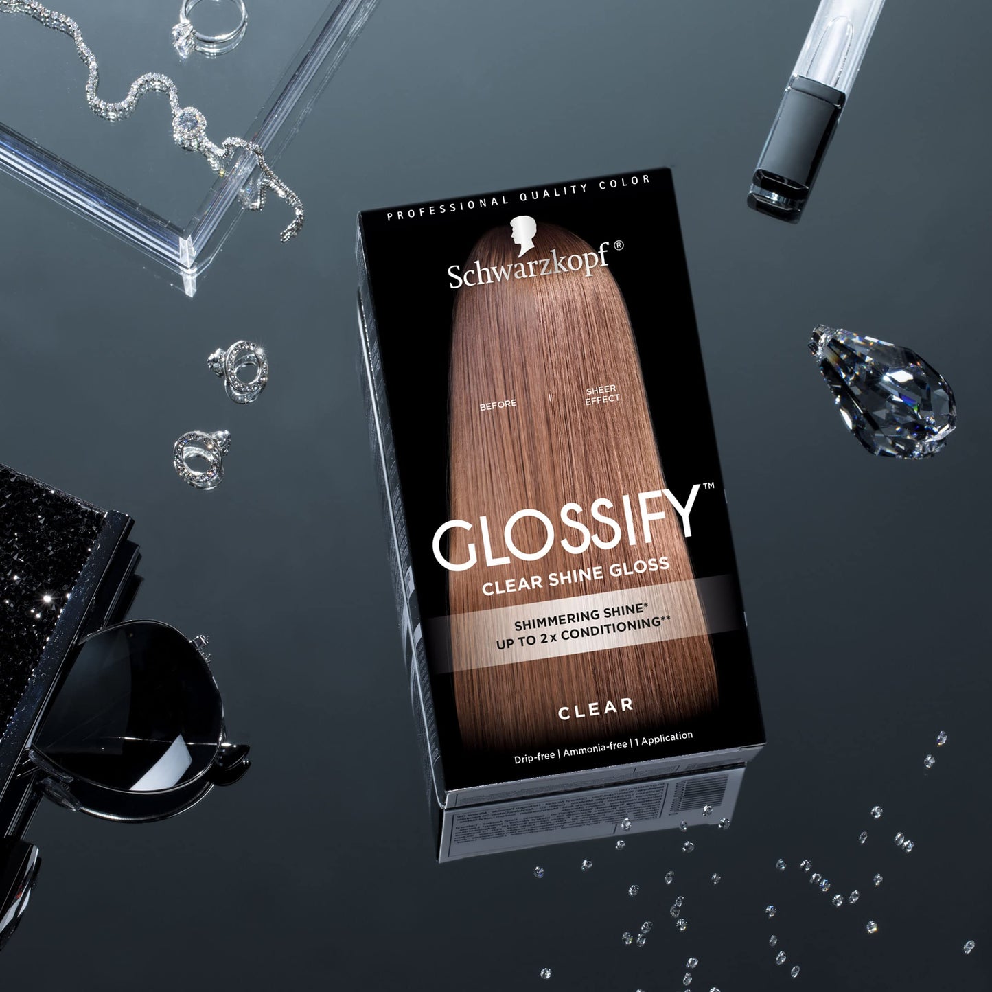 SCHWARZKOPF Glossify Cream Box Ammonia Free Hair