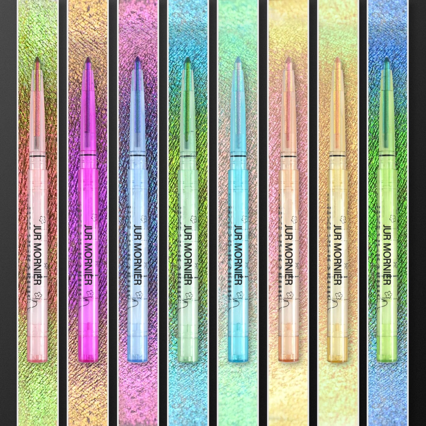 Multichrome Eyeliner Gel Pencil - Waterproof, Long-Lasting Vegan Eye Liner | Shifting Colors (#304, 0.01 Oz)