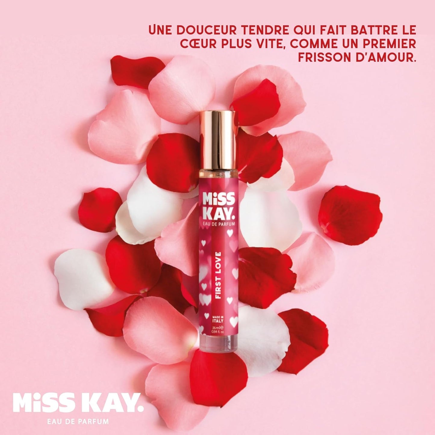 First Love Eau de Parfum 25ml | Fruity Floral Scent with Bergamot, Blackcurrant & Jasmine - Vegan & Made in Italy