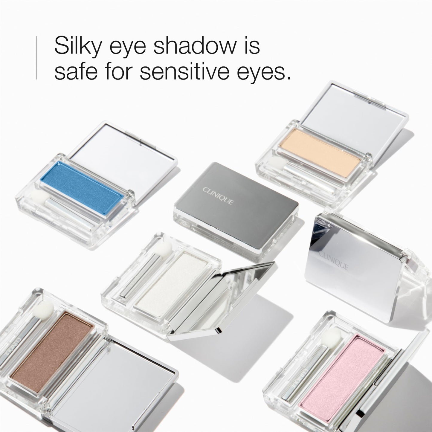 Clinique All About Shadow Single Eye Shadow Makeup | Safe For Sensitive Eyes, French Vanilla, 0.06 Ounce